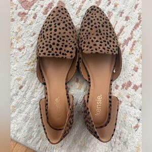 Kensie Women's Brown Leopard Flats - Size 7.5